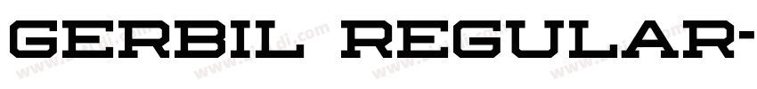 Gerbil Regular字体转换 Gerbil Regular字体转换